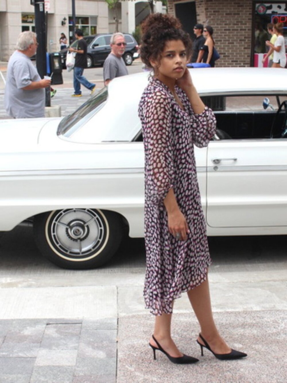 Diane Von Furstenberg 100% Silk Dress Size 10 - Picture 3 of 12